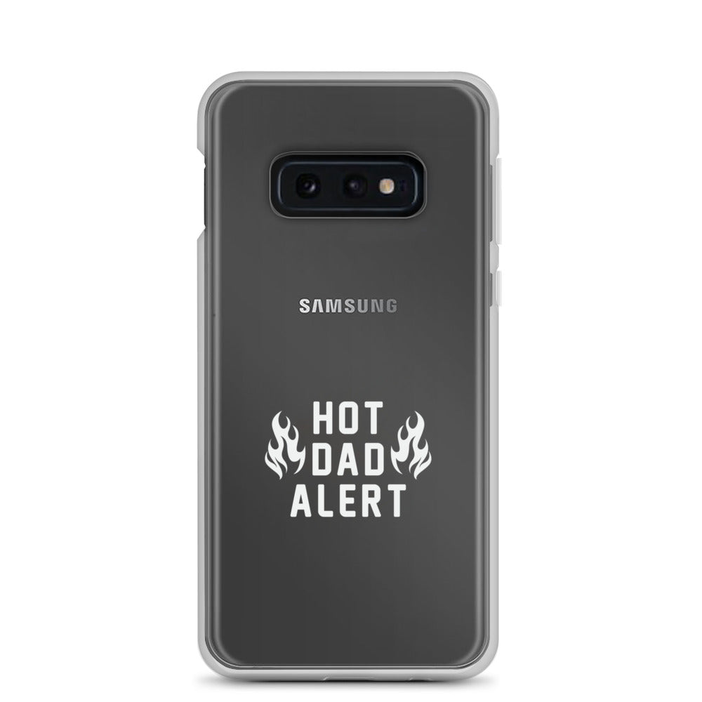 Hot Dad Alert Clear Case for Samsung®