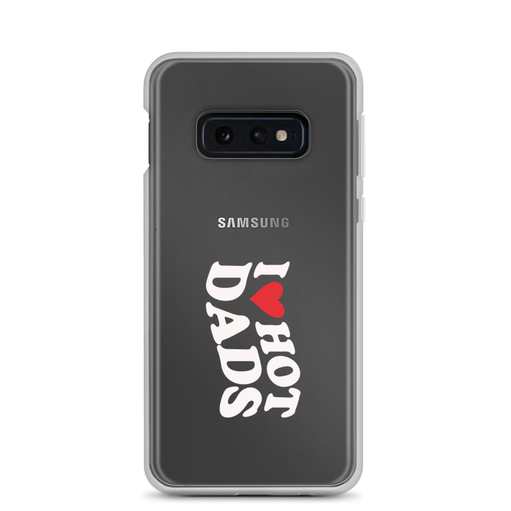 I Love Hot Dads Clear Case for Samsung®