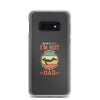 Im Not Sleeping Im Resting My Eyes Dad Clear Case for Samsung®