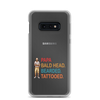 Papa, Bald Head, Bearded, Tattooed Clear Case for Samsung®