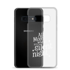 All Mama Wants Is A Silent Night Clear Case for Samsung®