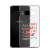 All Mama Wants Is A Silent Night Clear Case for Samsung®