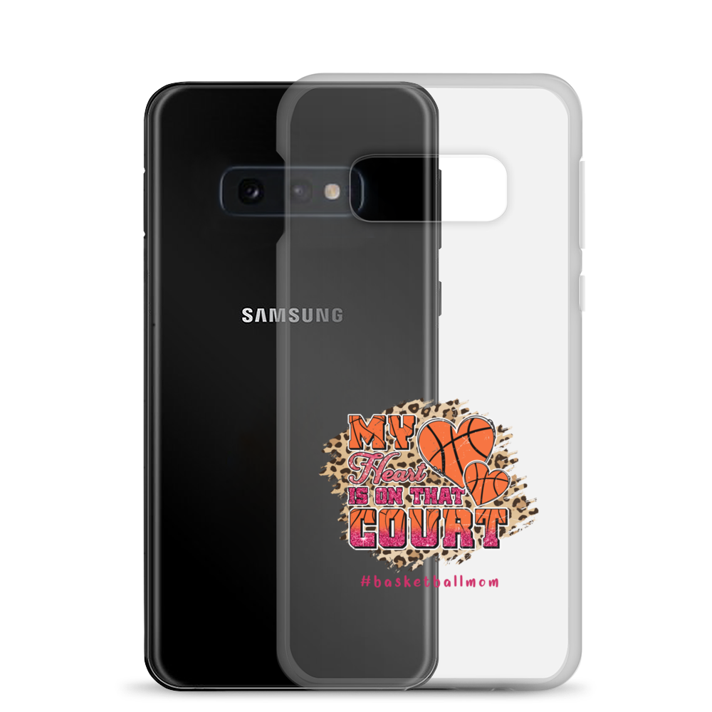 My Heart Is On That Court Clear Case for Samsung®