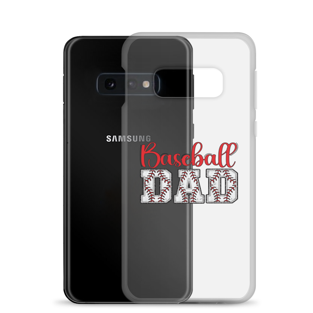 Baseball Dad Clear Case for Samsung®