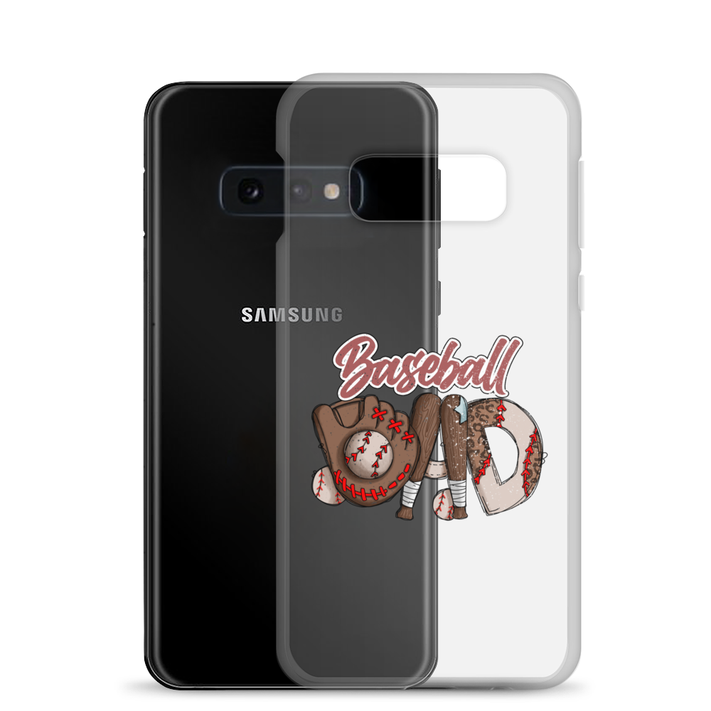 Baseball Dad Clear Case for Samsung®