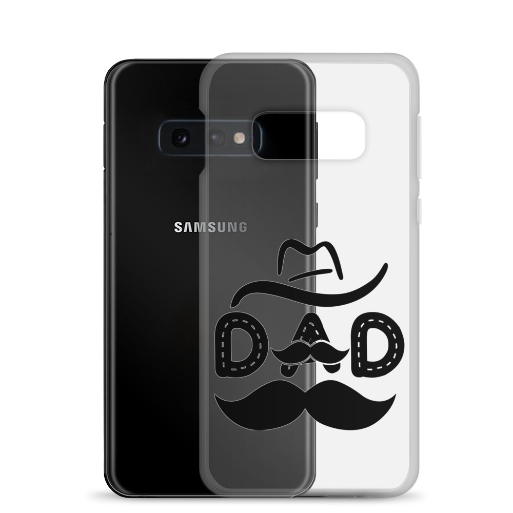 Dad Cowboy Clear Case for Samsung®