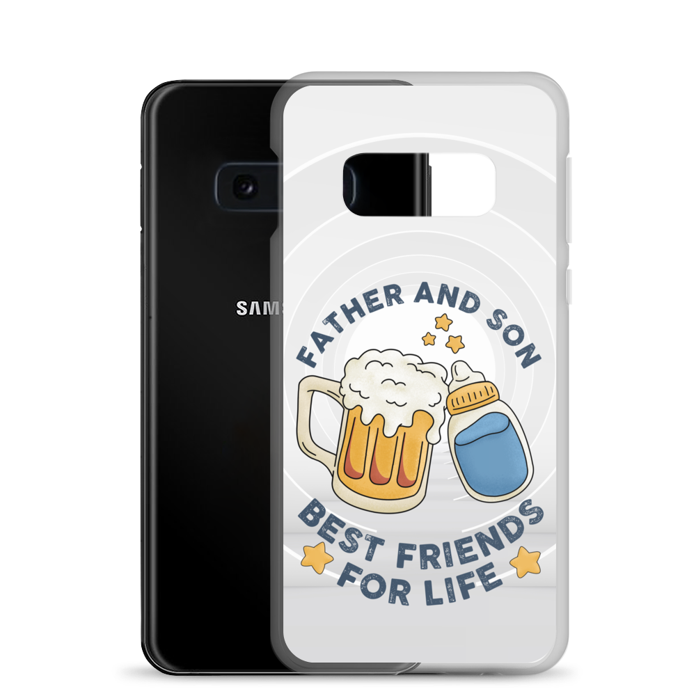 Father And Son Best Friends For Life Clear Case for Samsung®