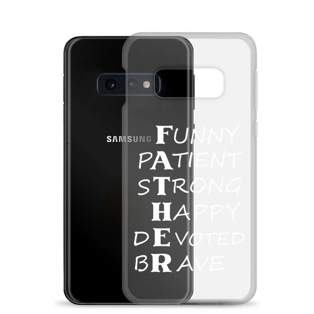 Funny Patient Strong Happy Devoted Brave Clear Case for Samsung®