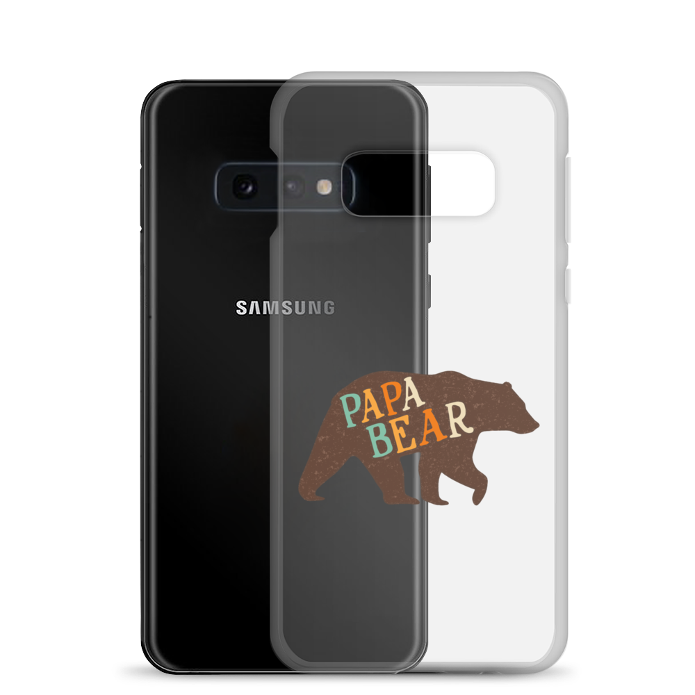 Papa Bear Clear Case for Samsung®