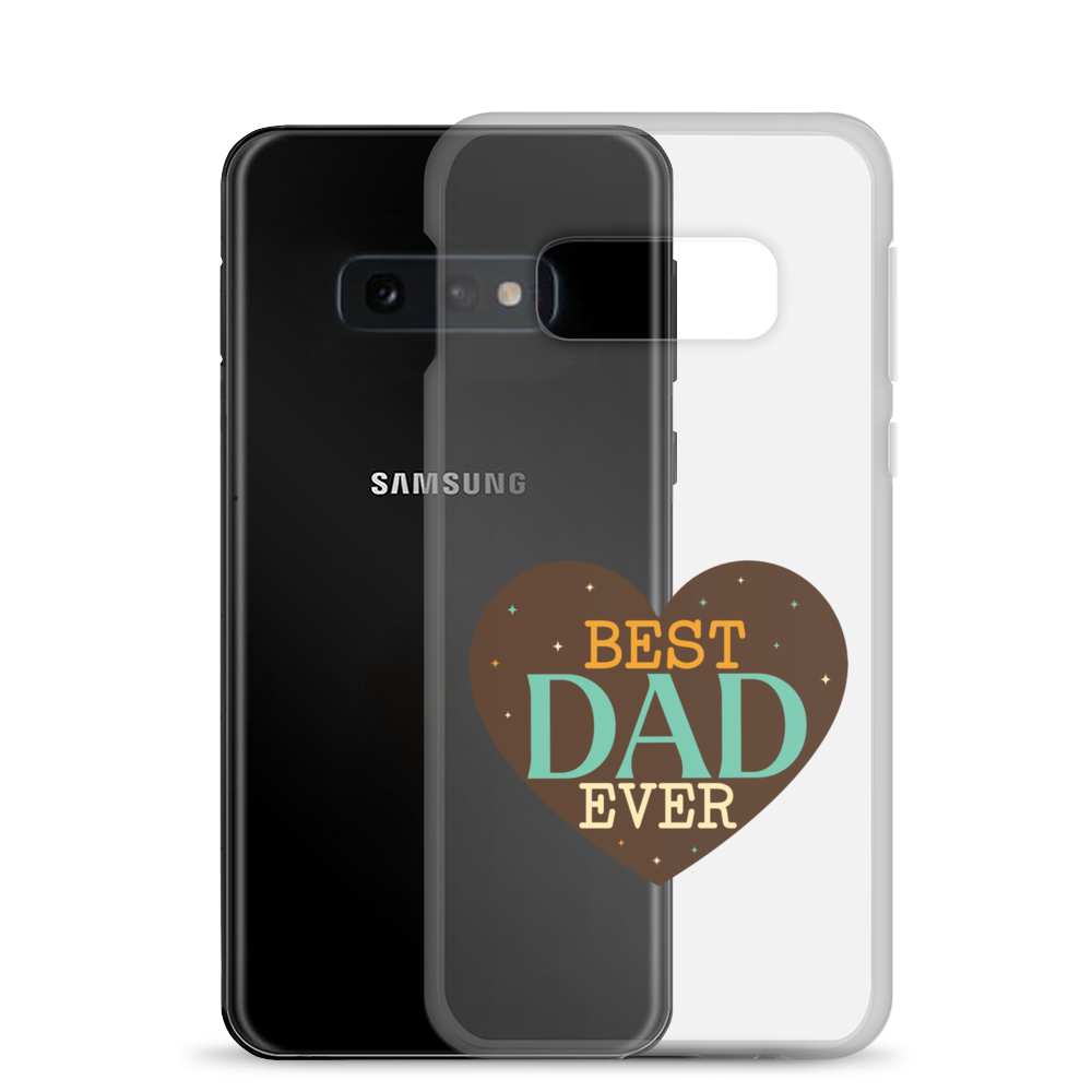 Best Dad Ever Clear Case for Samsung®