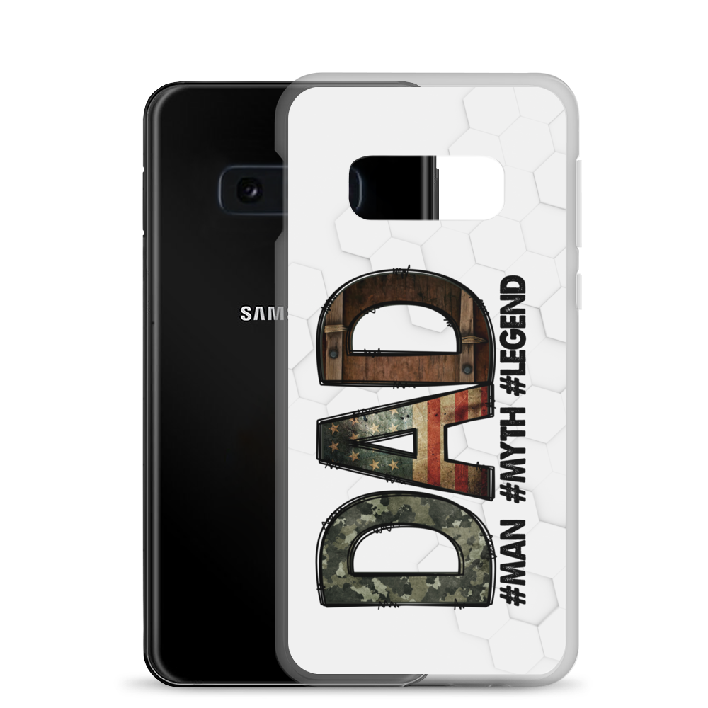 Dad #Man #Myth #Legend Clear Case for Samsung®