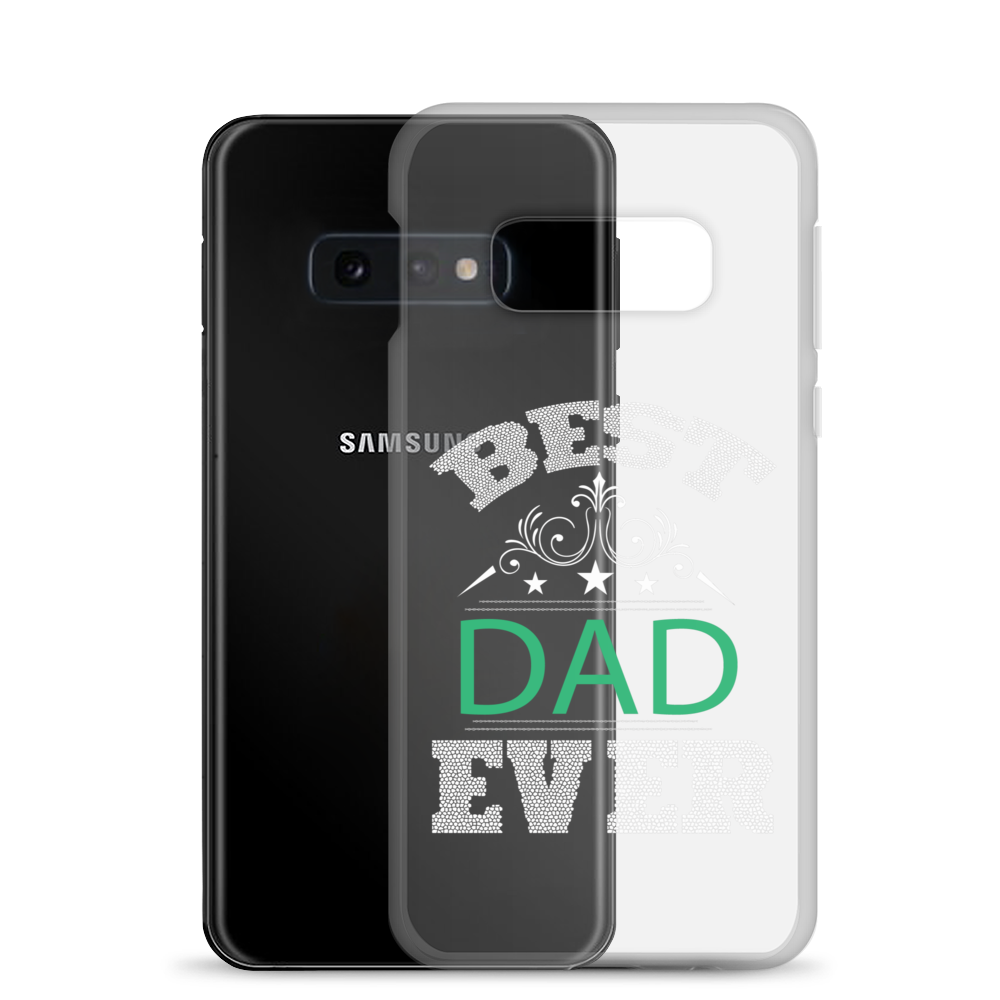 Best Dad Ever Clear Case for Samsung®