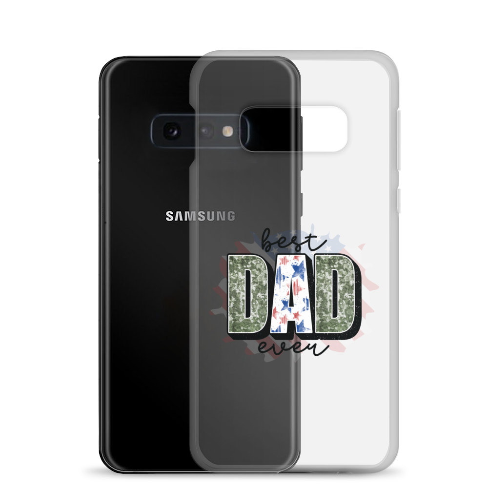 Best Dad Ever Clear Case for Samsung®