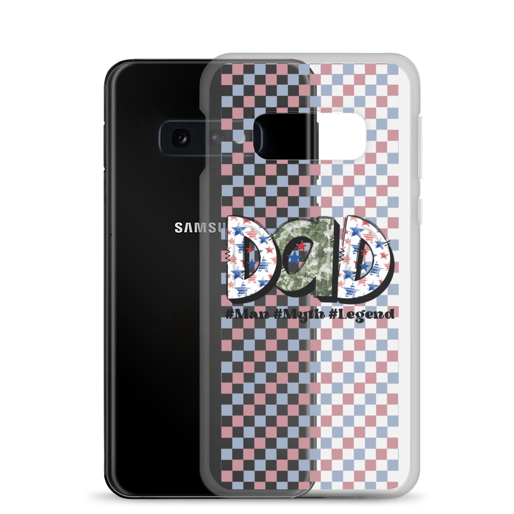 Dad #Man #Myth #Legend Clear Case for Samsung®