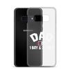 Dad Of 1 Boy And 2 Girls Clear Case for Samsung®