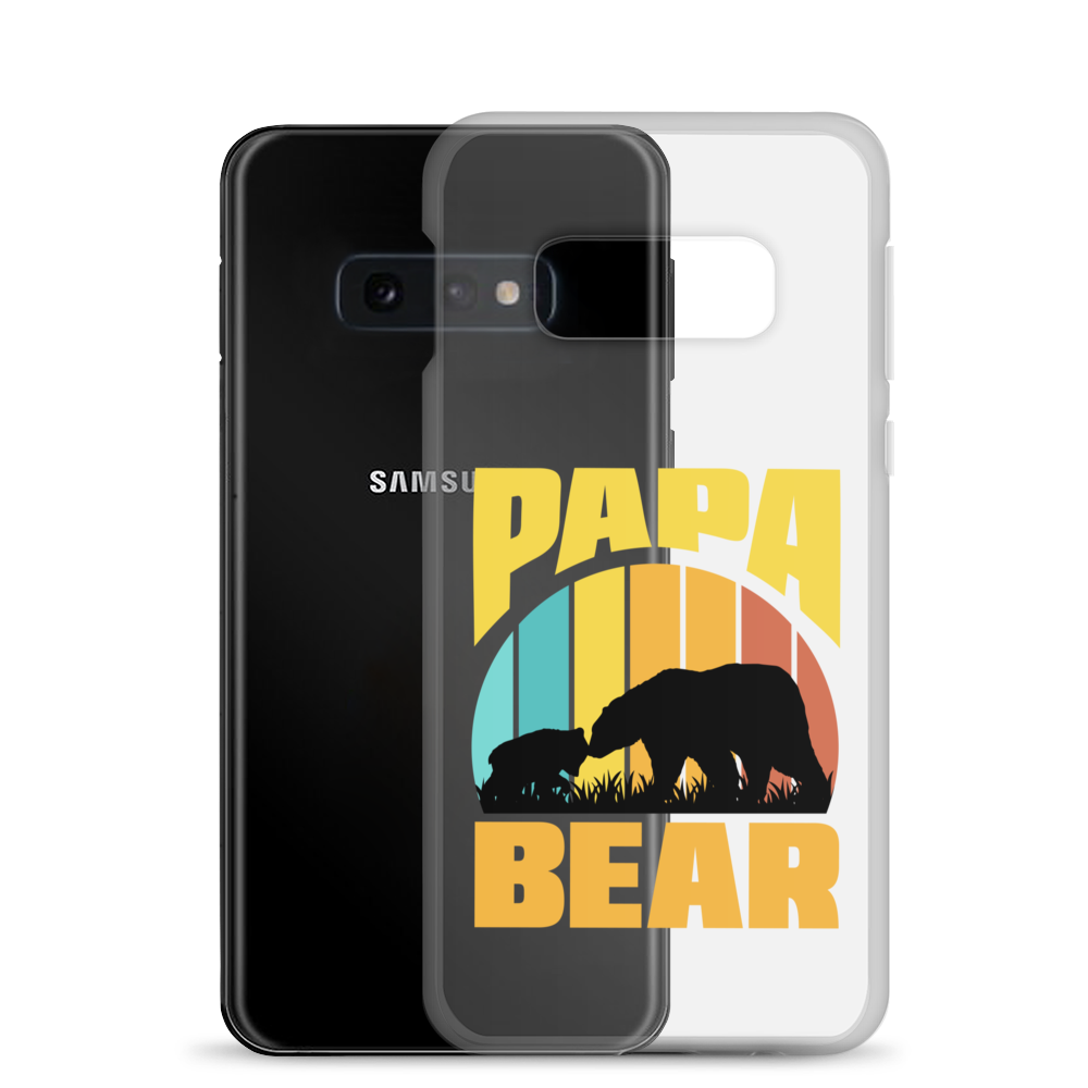 Papa Bear Clear Case for Samsung®