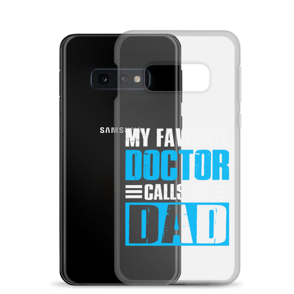 Mer Dad Don't Mess With My Mermaid Clear Case for Samsung®