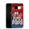 My Favorite People Call Me Papa Clear Case for Samsung®