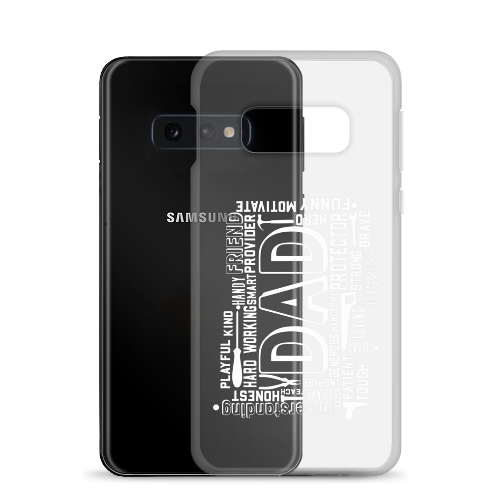 Dad Hardworking Smart Provider Friend Clear Case for Samsung®