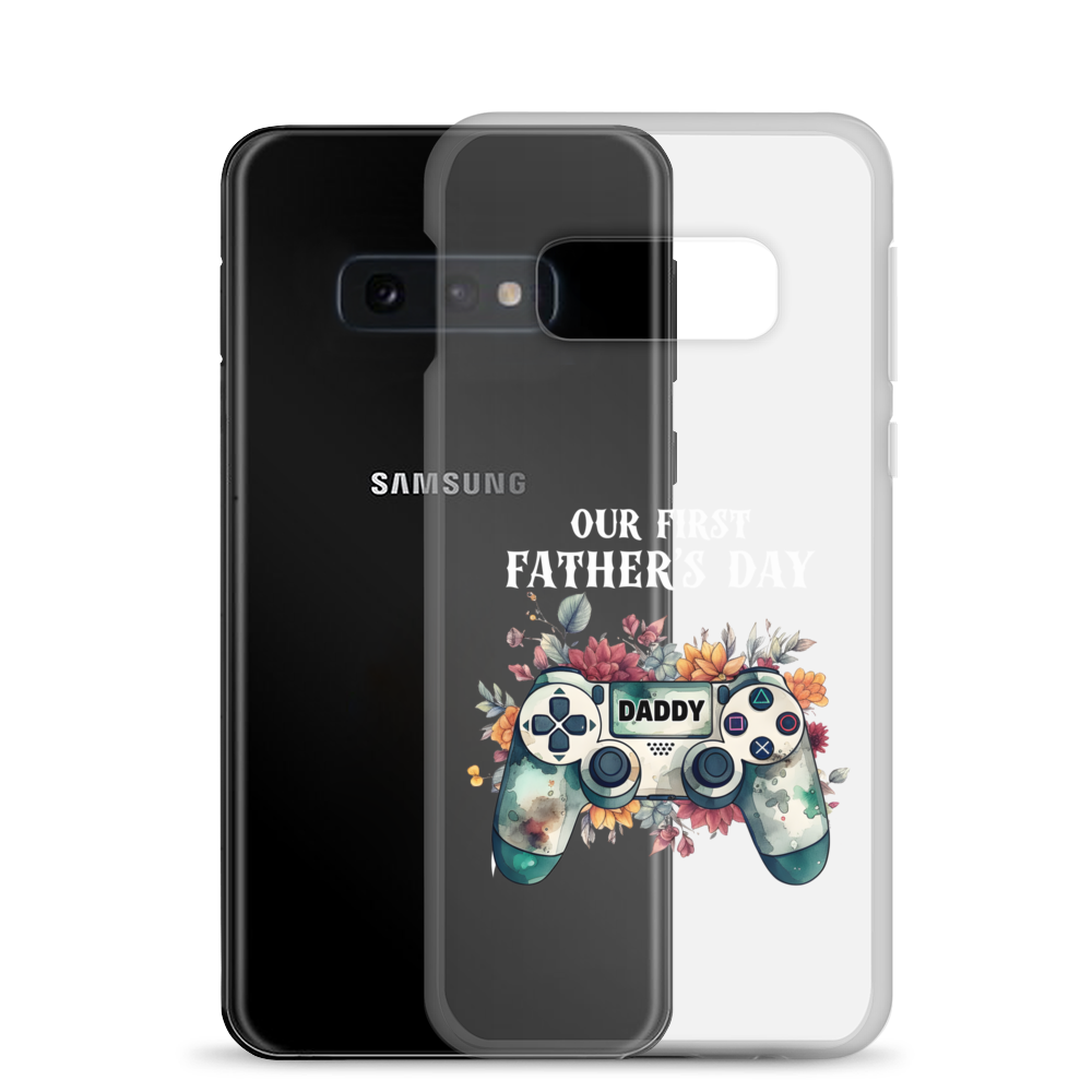 Our First Father's day Clear Case for Samsung®