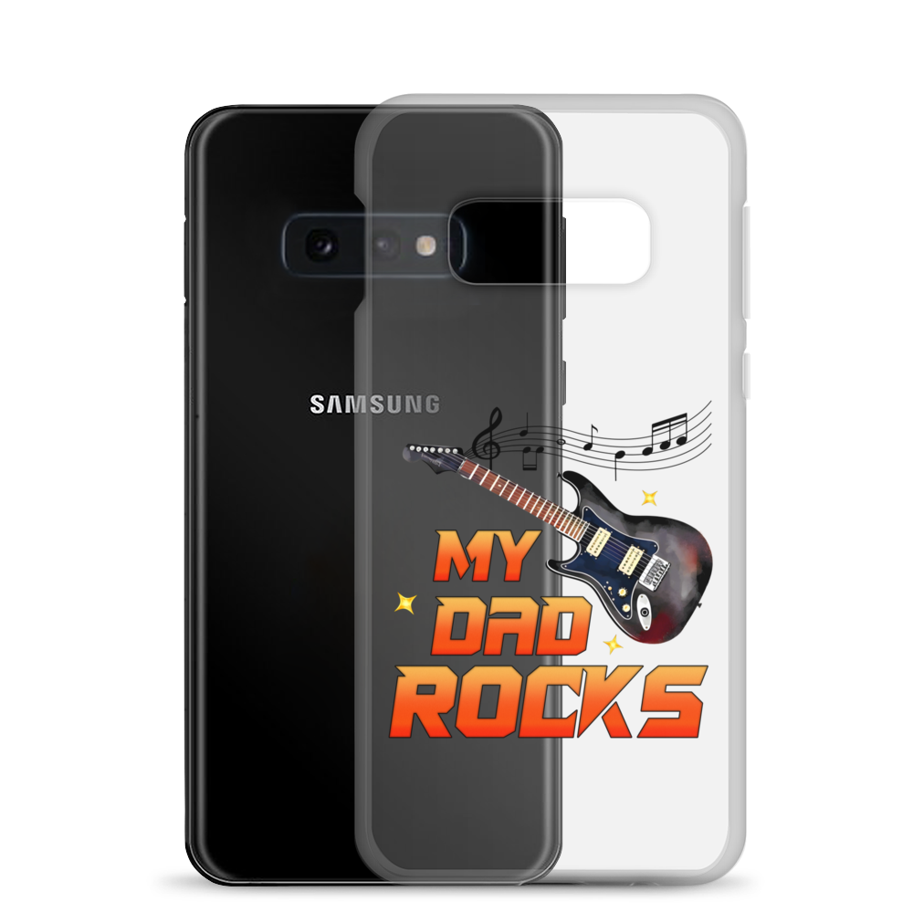 My Dad Rocks Clear Case for Samsung®