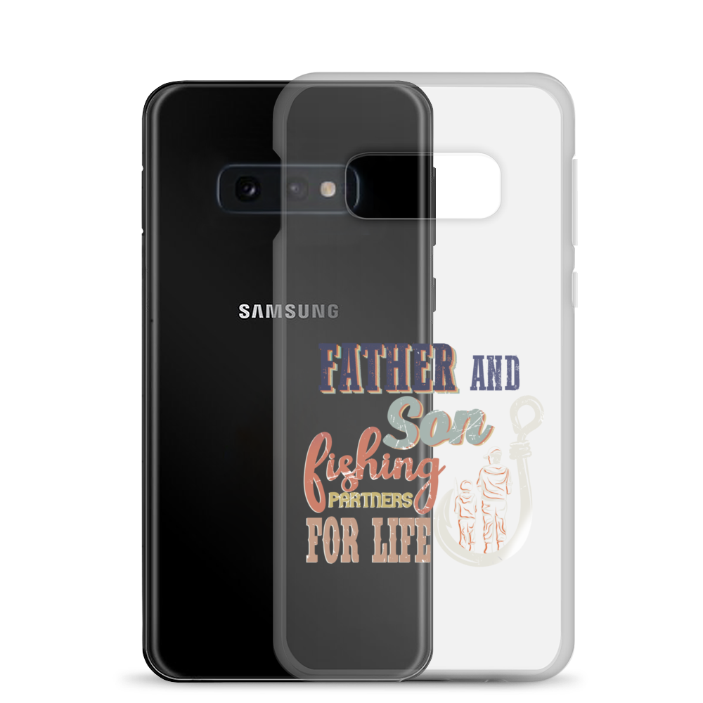 Father And Son Fishing Partners For Life Clear Case for Samsung®