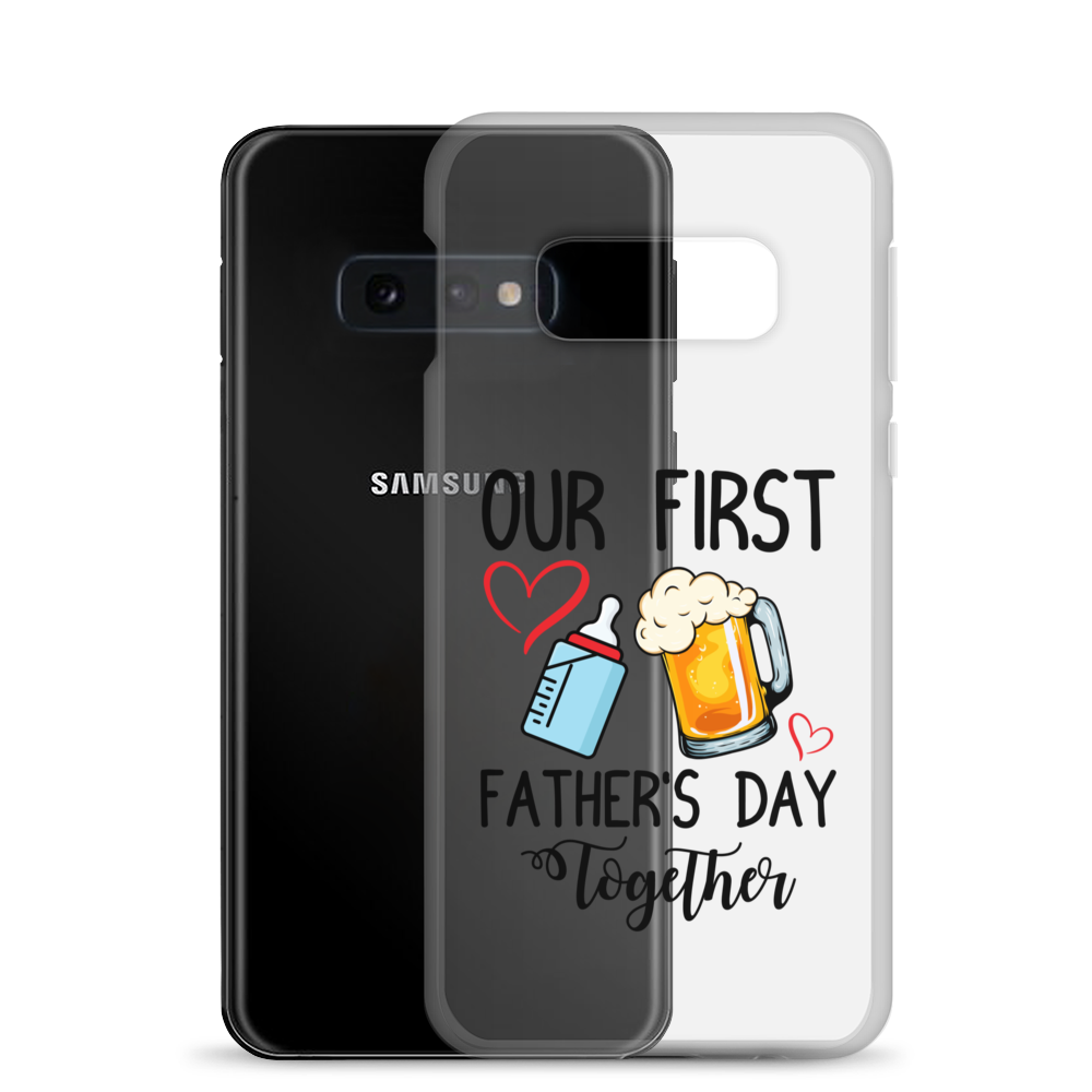 Our First Father's Day Together Clear Case for Samsung®