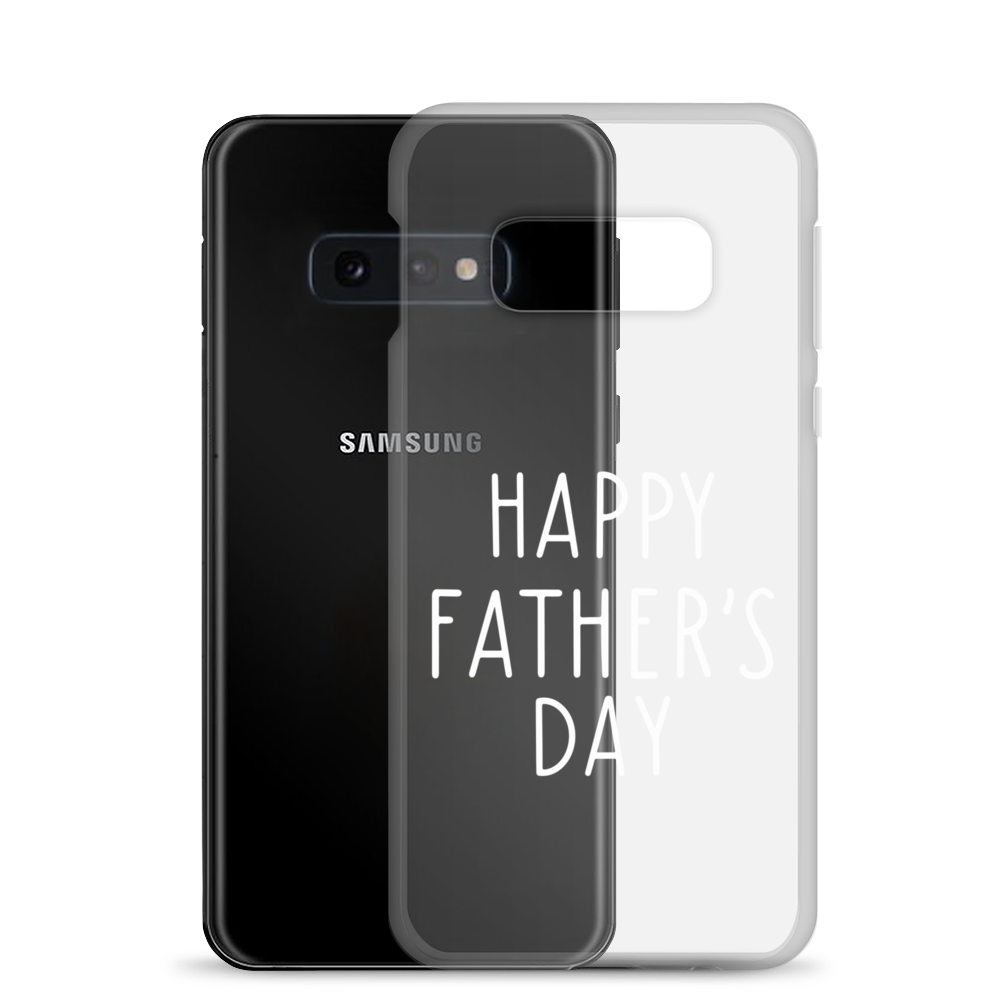 Happy Father's Day Clear Case for Samsung®