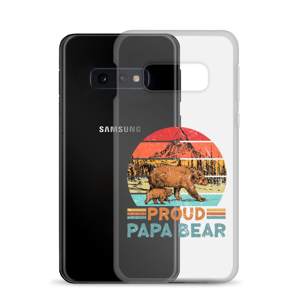 Proud Papa Bear Clear Case for Samsung®