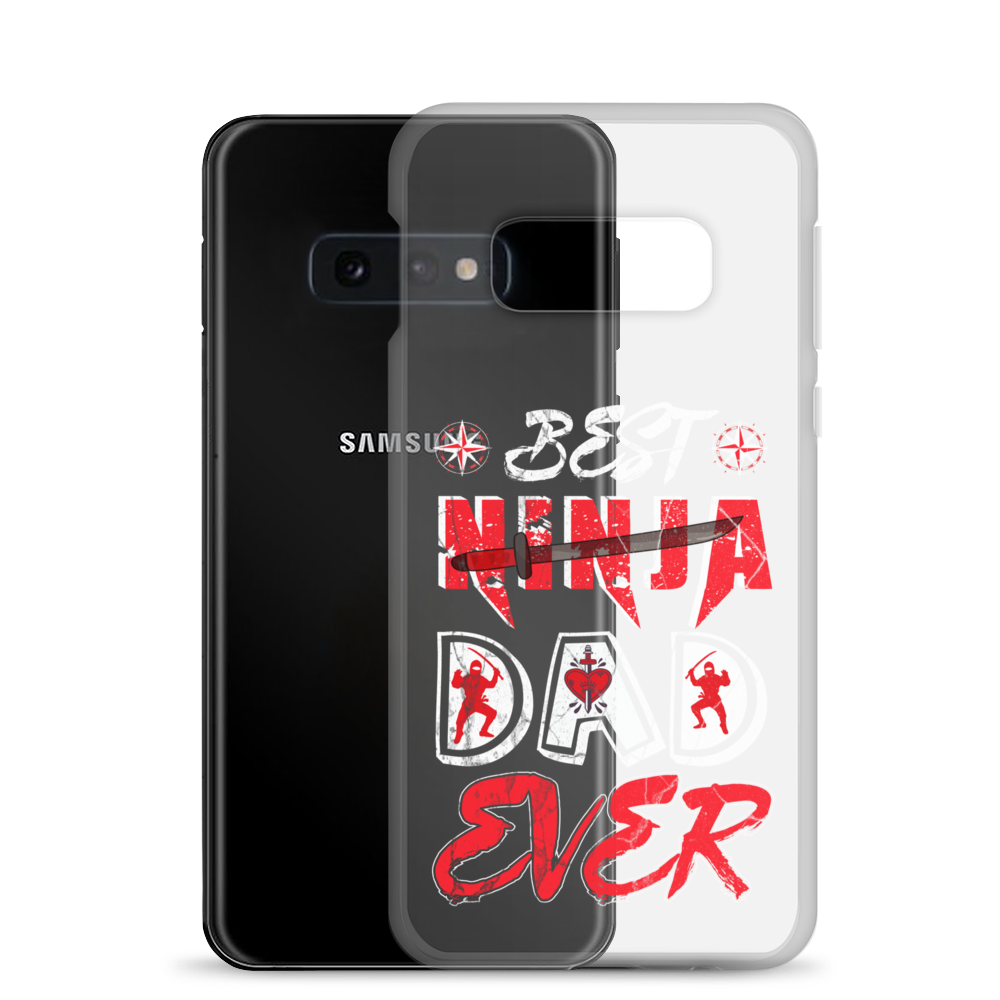 Best Ninja Dad Ever Clear Case for Samsung®