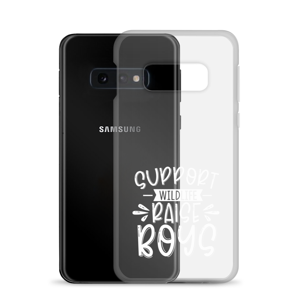 Support Wildlife Raise Boys Clear Case for Samsung®