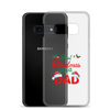 First Christmas As A Dad Clear Case for Samsung®