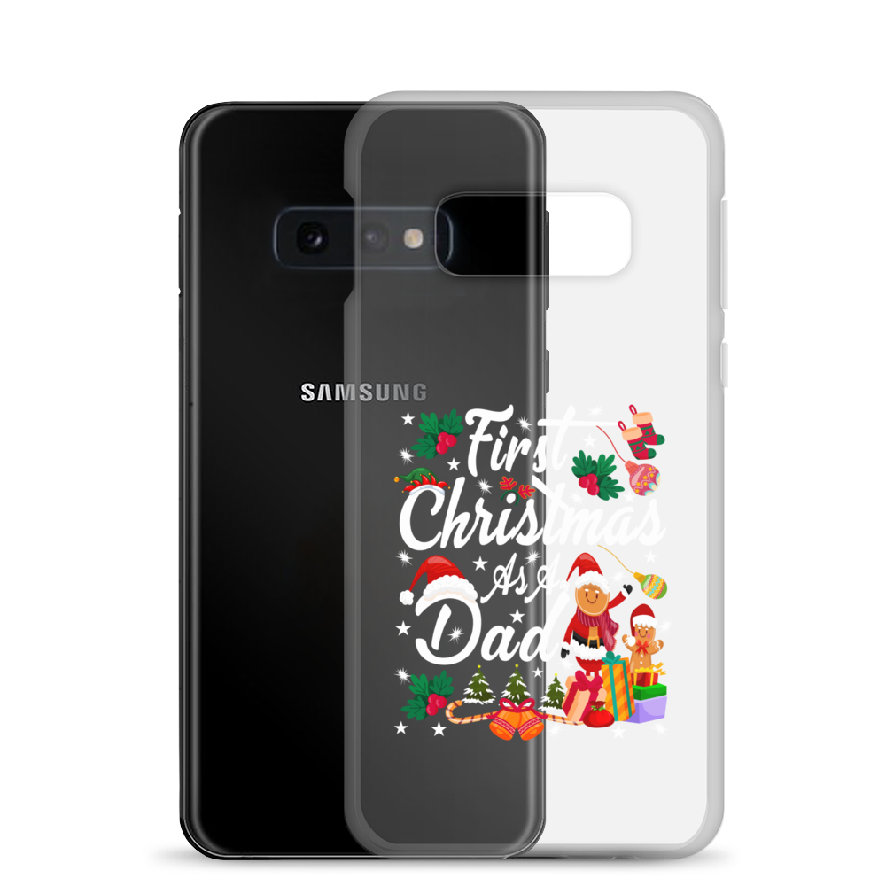 First Christmas As A Dad Clear Case for Samsung®