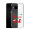 First Christmas As A Dad Clear Case for Samsung®