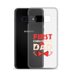 First Christmas As Dad Clear Case for Samsung®