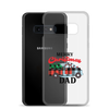 First Christmas As Dad Clear Case for Samsung®