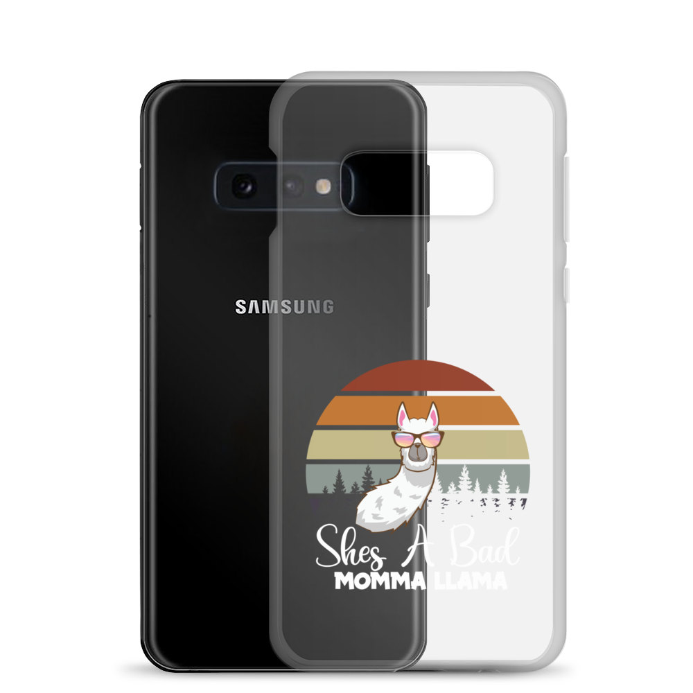 She's A Bad Momma Llama Clear Case for Samsung®