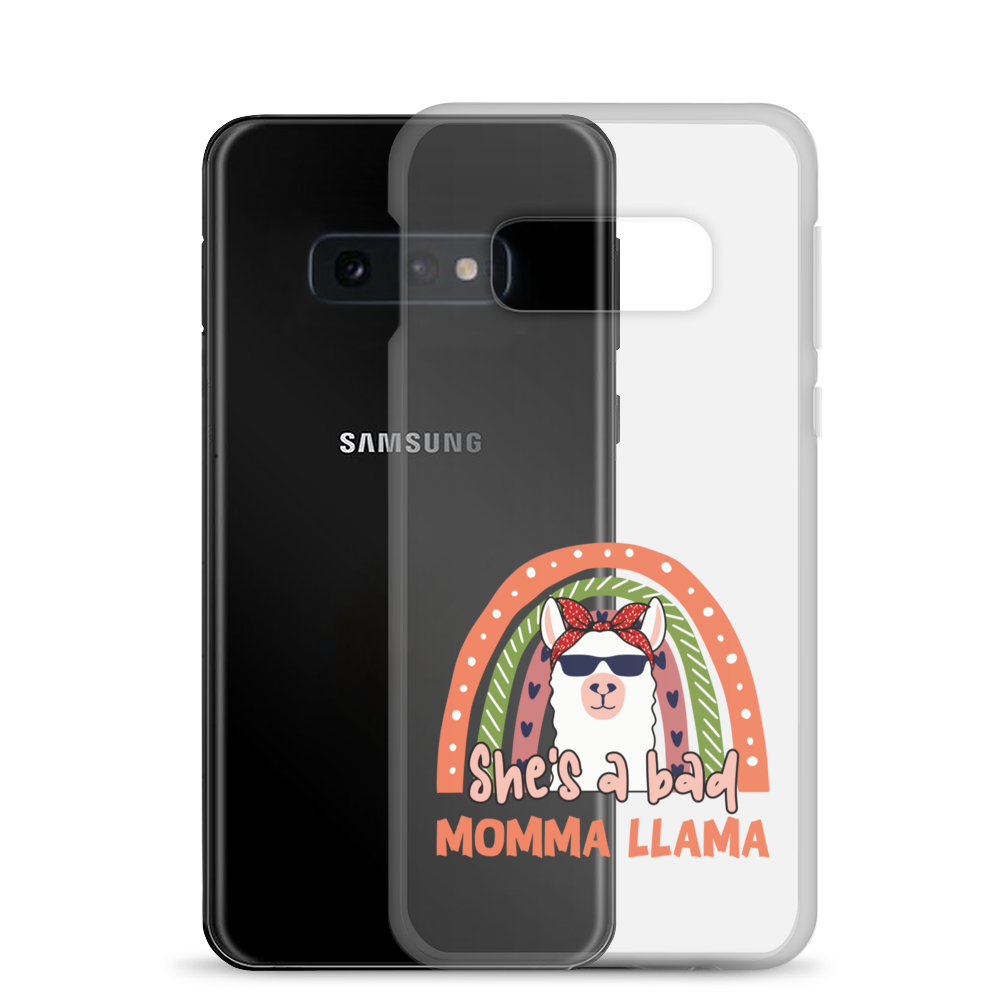 She's A Bad Momma Llama Clear Case for Samsung®