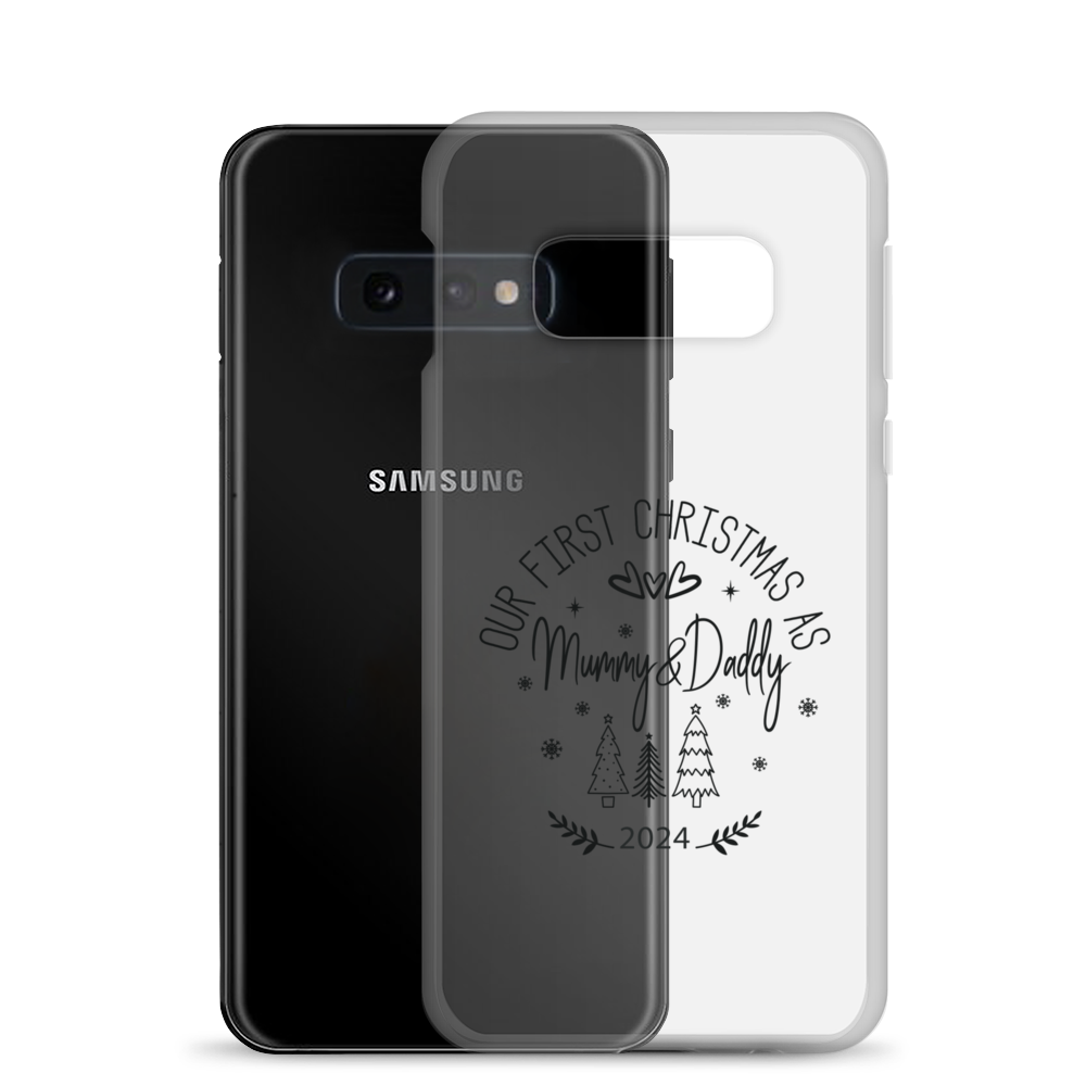 Our First Christmas As Daddy & Mummy 2024 Clear Case for Samsung®