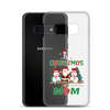 1st Christmas As A Mom Clear Case for Samsung®