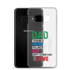 Dad Thanks For Not Pulling Out, Happy Father's Day, Love Clear Case for Samsung®