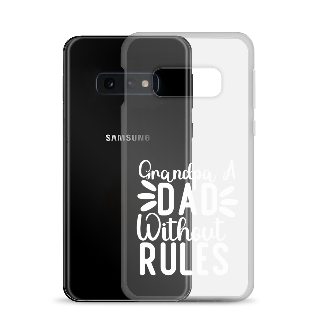 Grandpa A Dad Without Rules Clear Clear Case for Samsung®