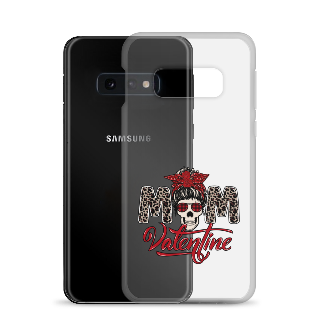 Skull Mom Valentine Clear Case for Samsung®