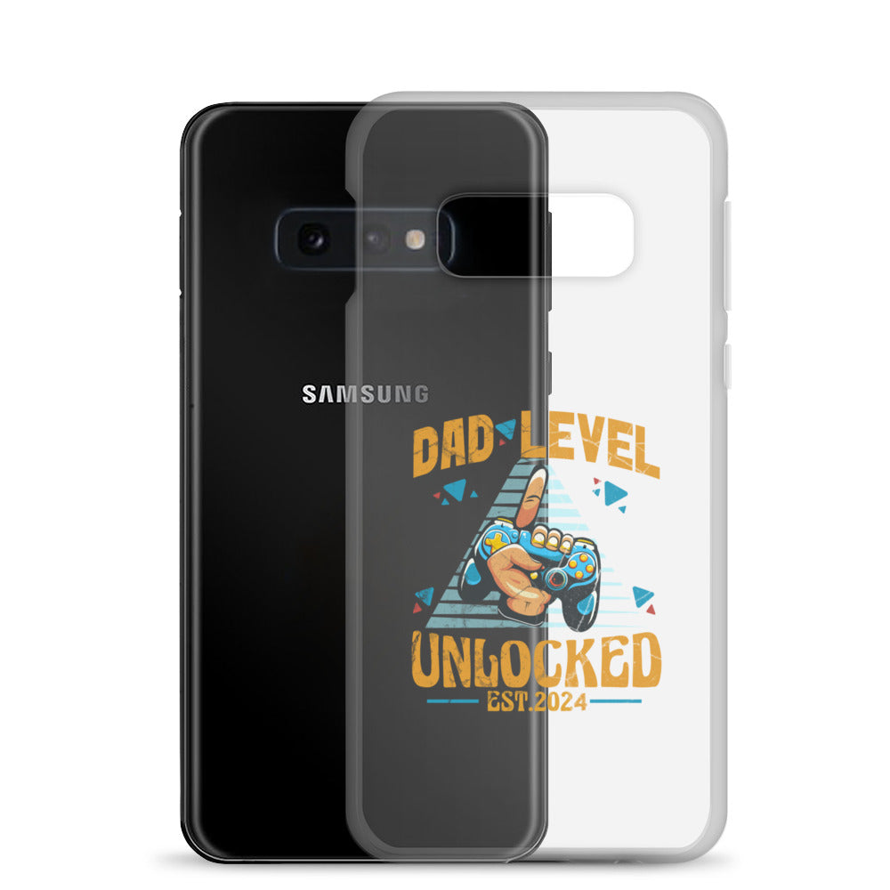 Dad Level Unlocked Est. 2024 Clear Case for Samsung®