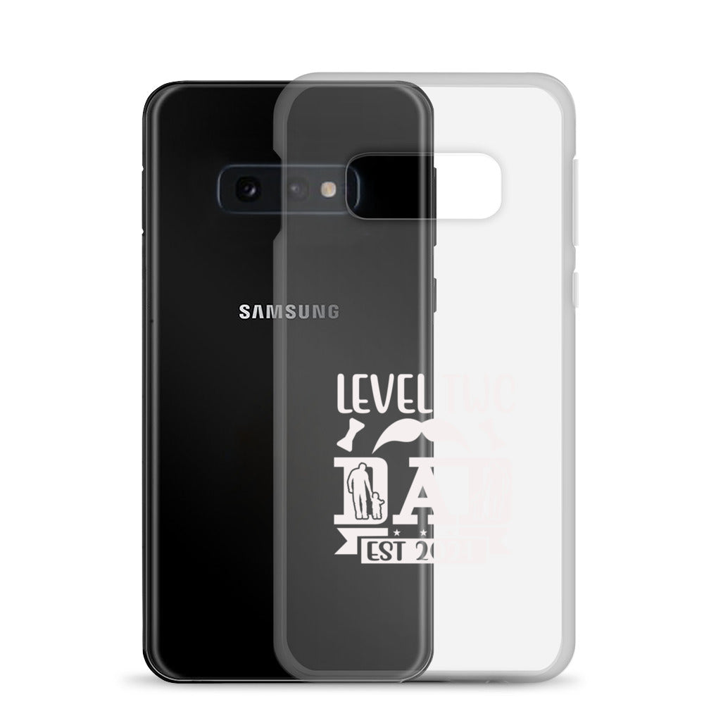 Level Two Dad Est. 2024 Clear Case for Samsung®