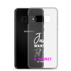 Just Want to Tell You A Secret I'm Pregnant Clear Case for Samsung®