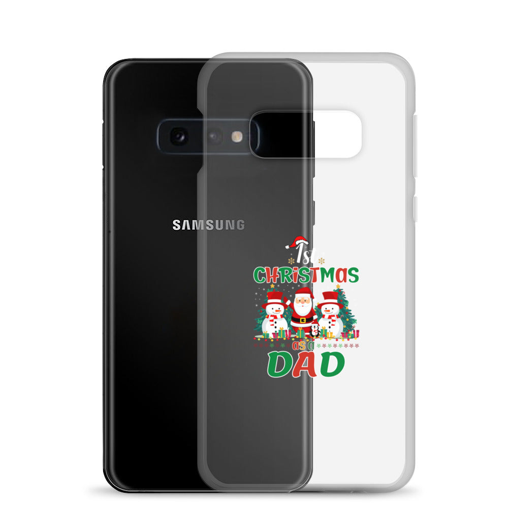 1st Christmas Dad Clear Case for Samsung®