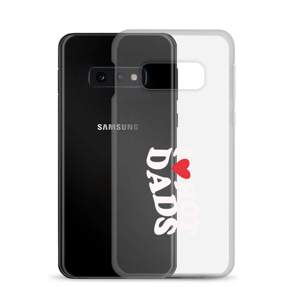 I Love Hot Dads Clear Case for Samsung®