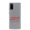 All Mama Wants Is A Silent Night Clear Case for Samsung®