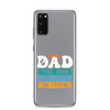 Dad The Man The Myth The Legend Clear Case for Samsung®